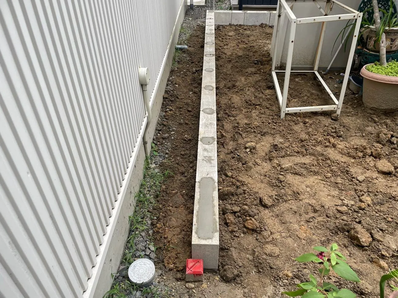 ブロック積工事